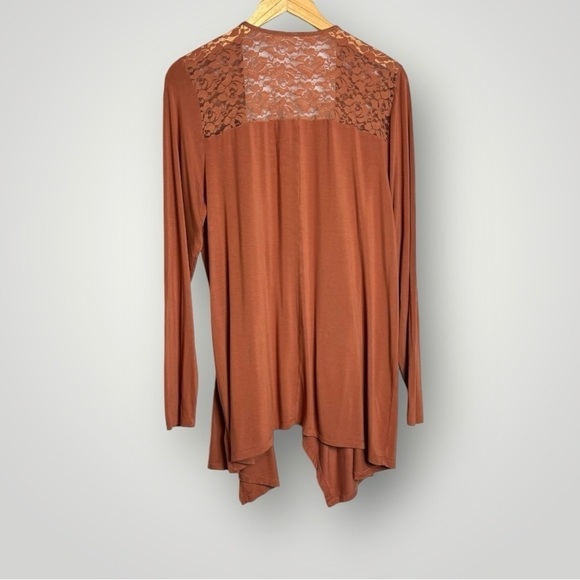 Torrid Super Soft Cardigan Size 2X Open Front Knits Jersey Stretch Spice - Picture 6 of 11